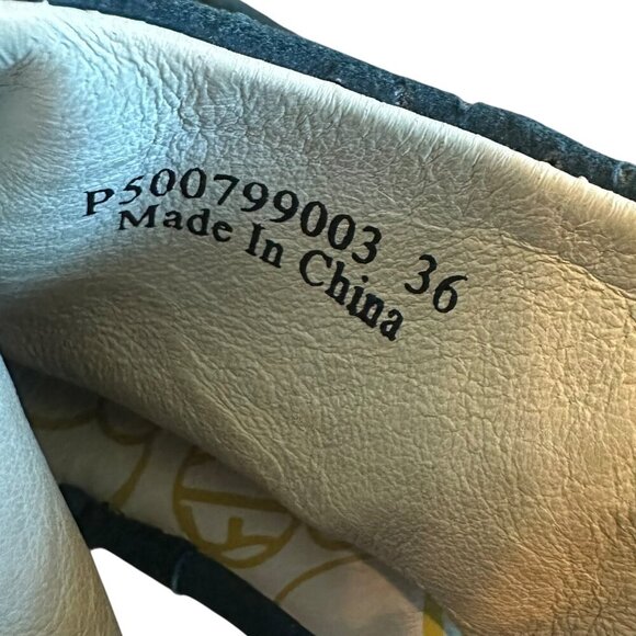 Fly London Peep Toe Lace Up Wedge Sandals Nubuck Suede Size 36 5.5 Women's - Picture 9 of 12